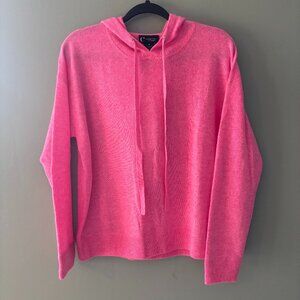 C By Bloomingdale's Cashmere Hoodie Pullover NWT
